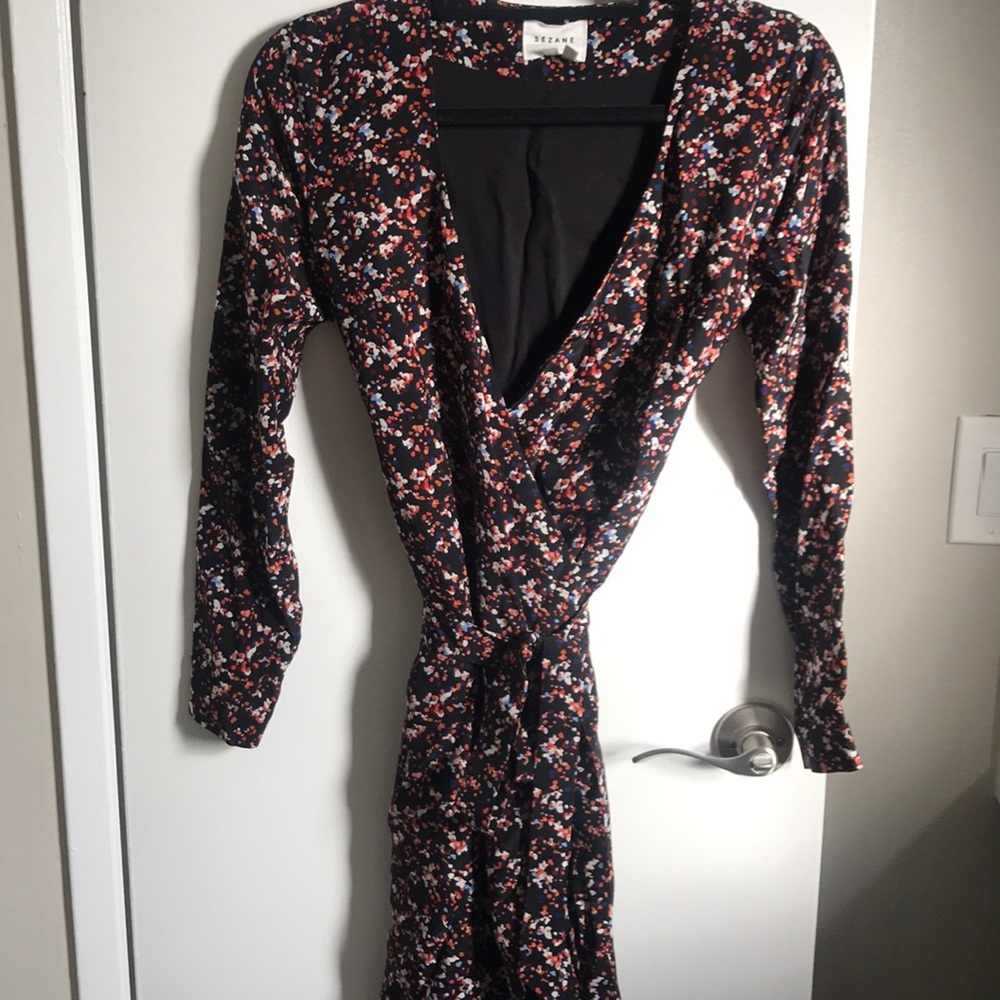 Sezane Estelle Wrap Dress